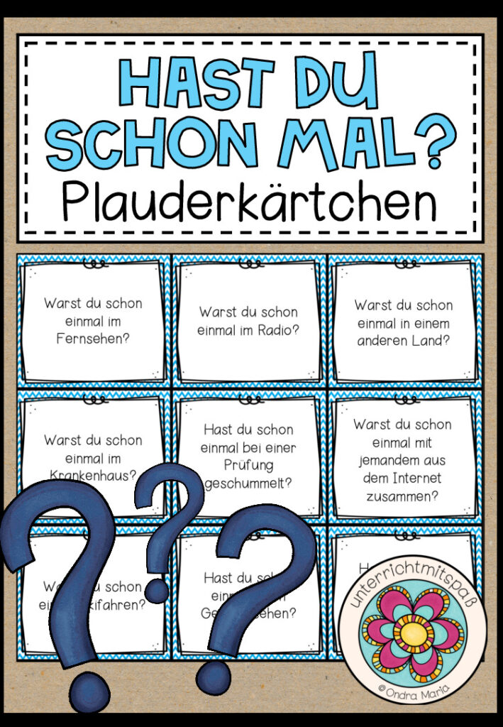 HAST DU SCHON MAL …? – Plauderkärtchen