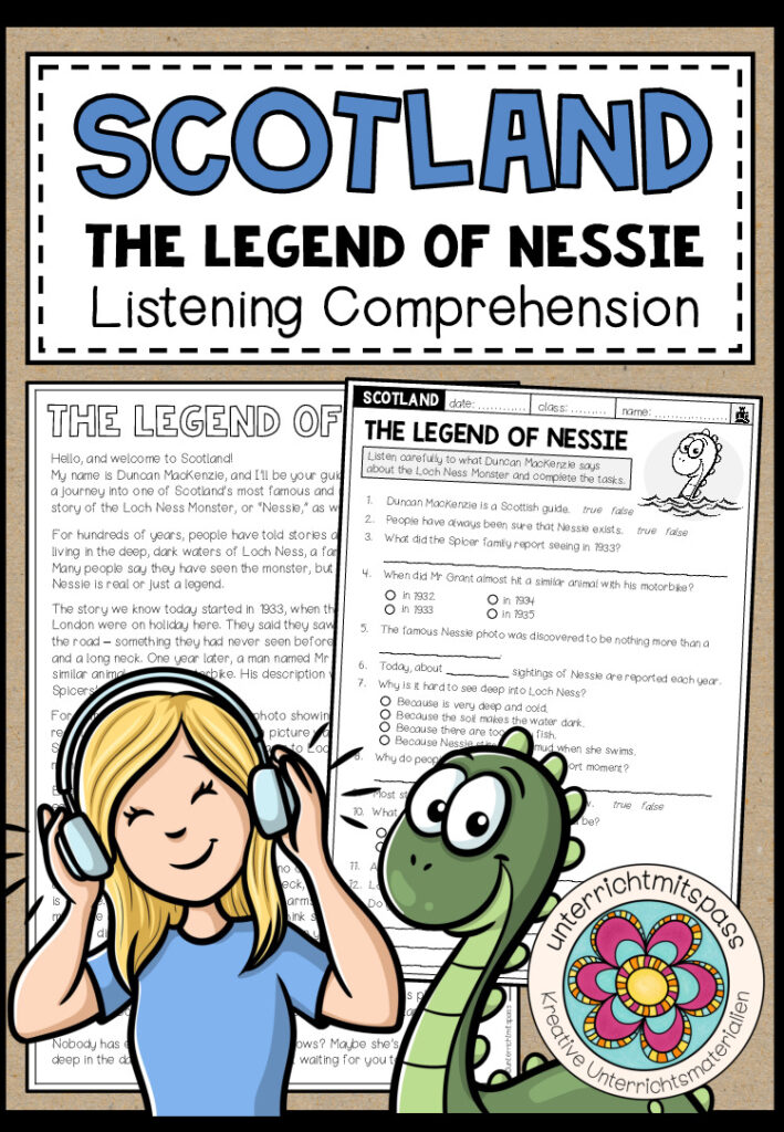 SCOTLAND – The Legend of Nessie (Listening Comprehension)