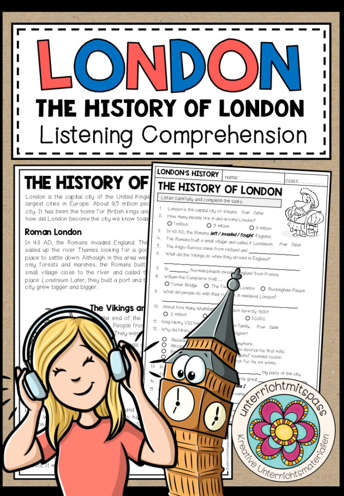 LONDON – The History of London (Listening Comprehension)