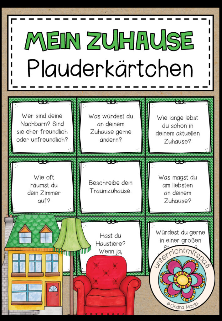 MEIN ZUHAUSE – Plauderkärtchen