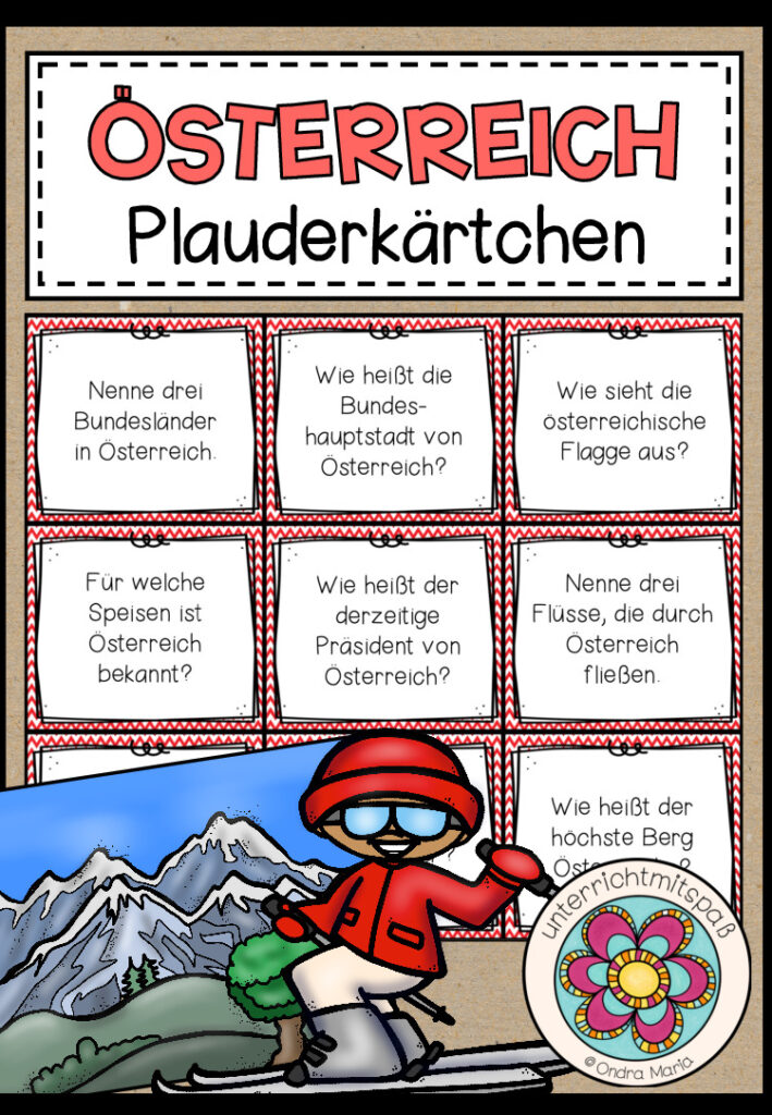 ÖSTERREICH – Plauderkärtchen