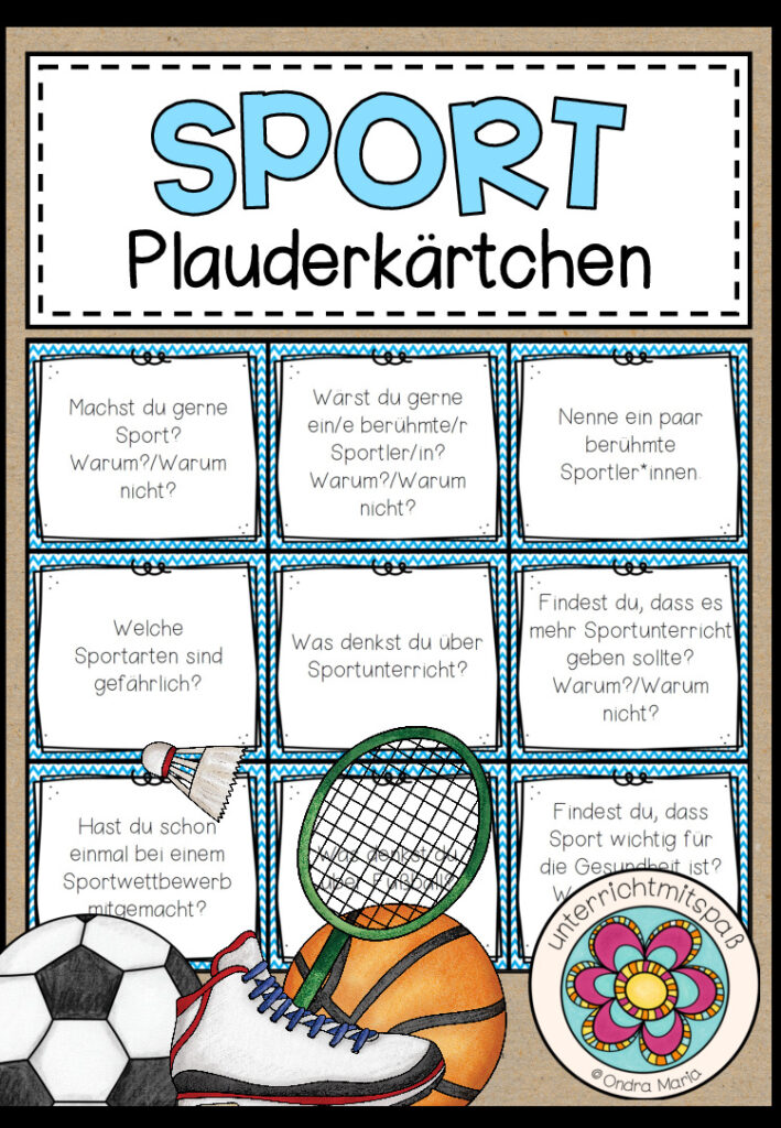 SPORT – Plauderkärtchen