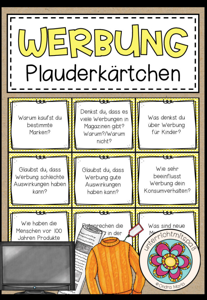 WERBUNG – Plauderkärtchen