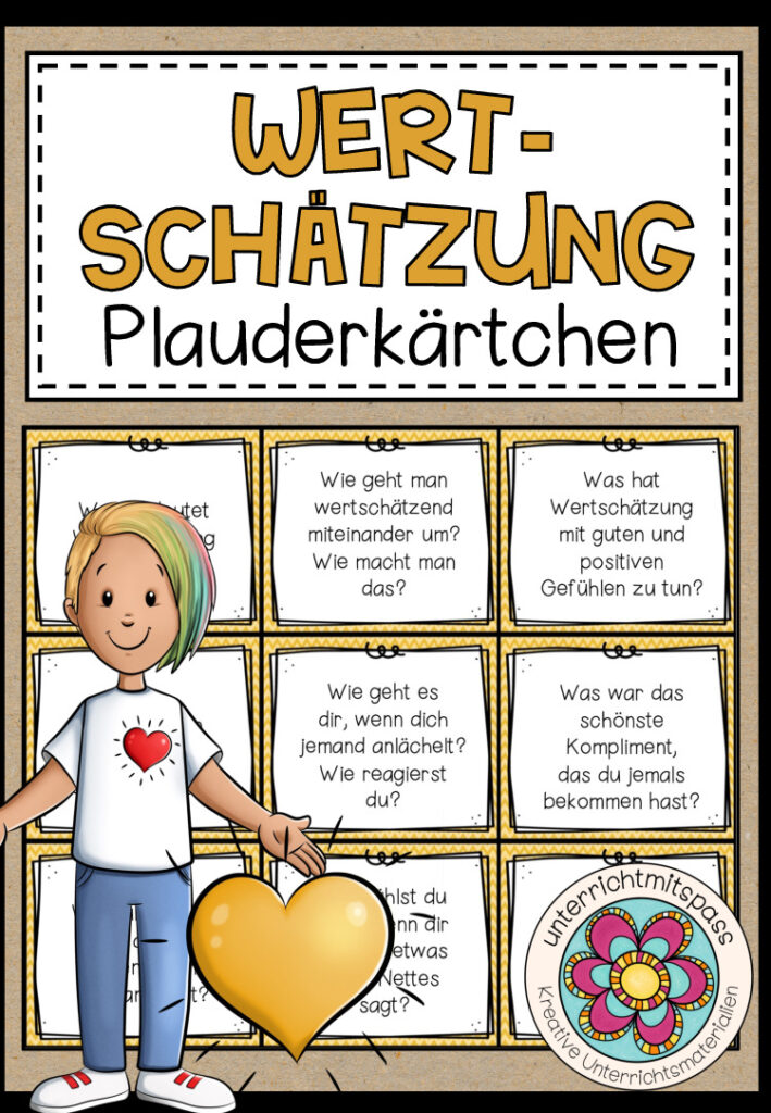 Wertschätzung – Plauderkärtchen