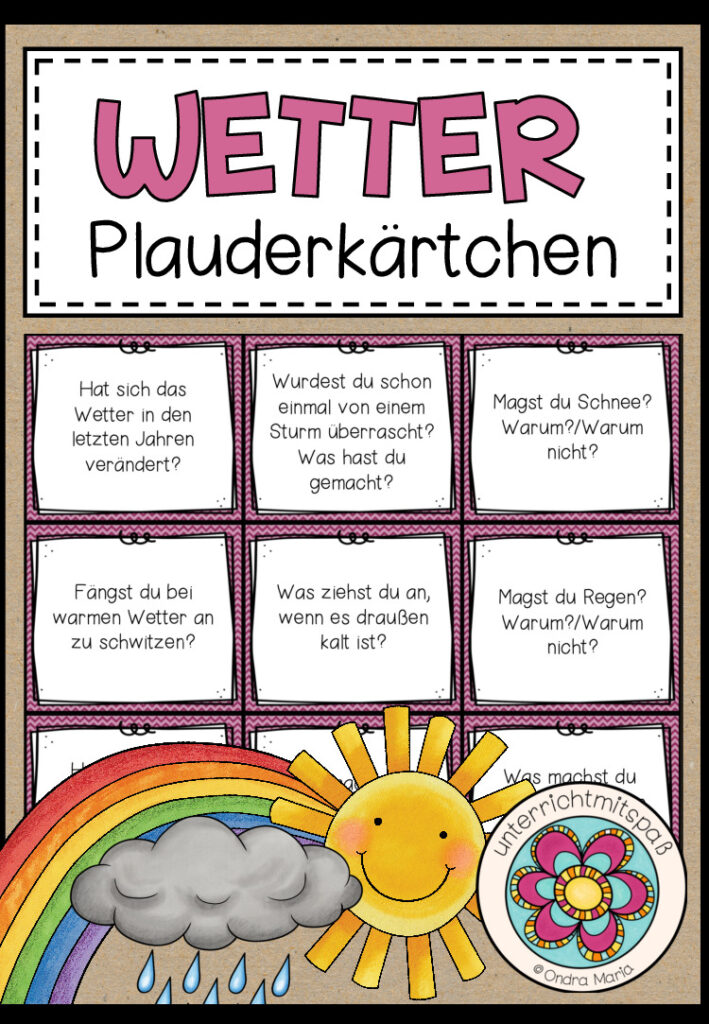 WETTER – Plauderkärtchen