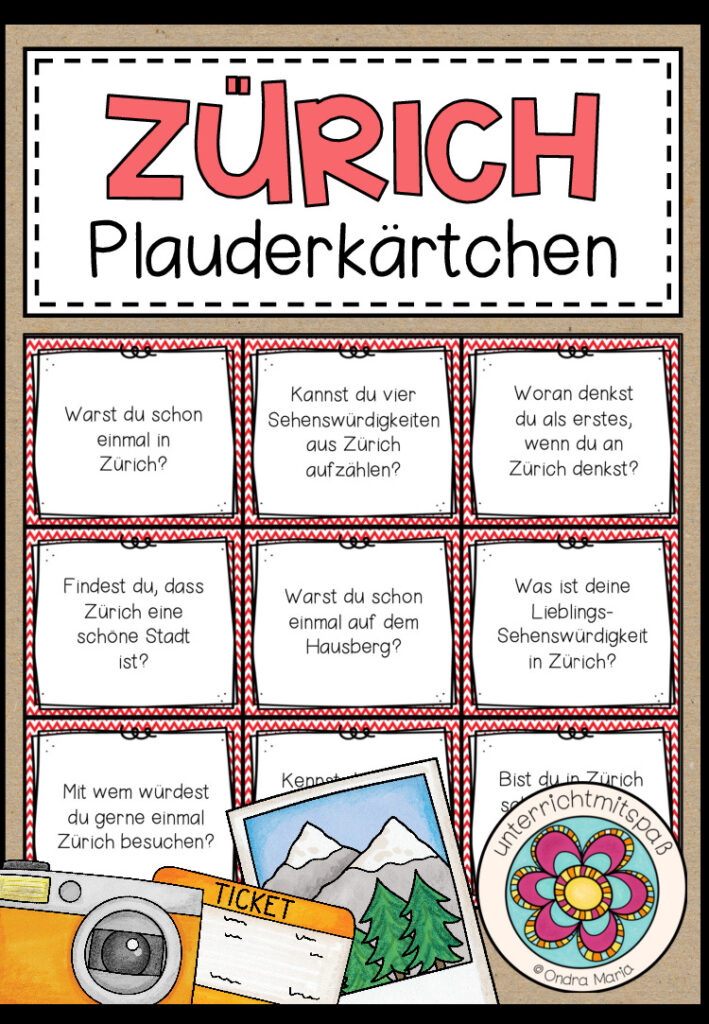 ZÜRICH – Plauderkärtchen