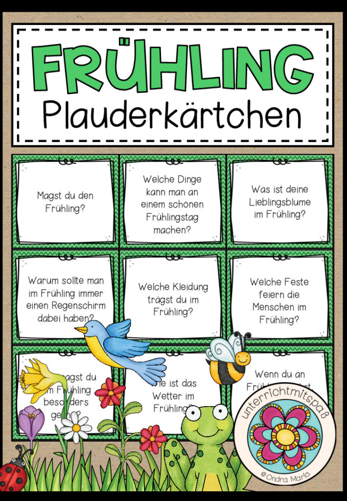 FRÜHLING – Plauderkärtchen