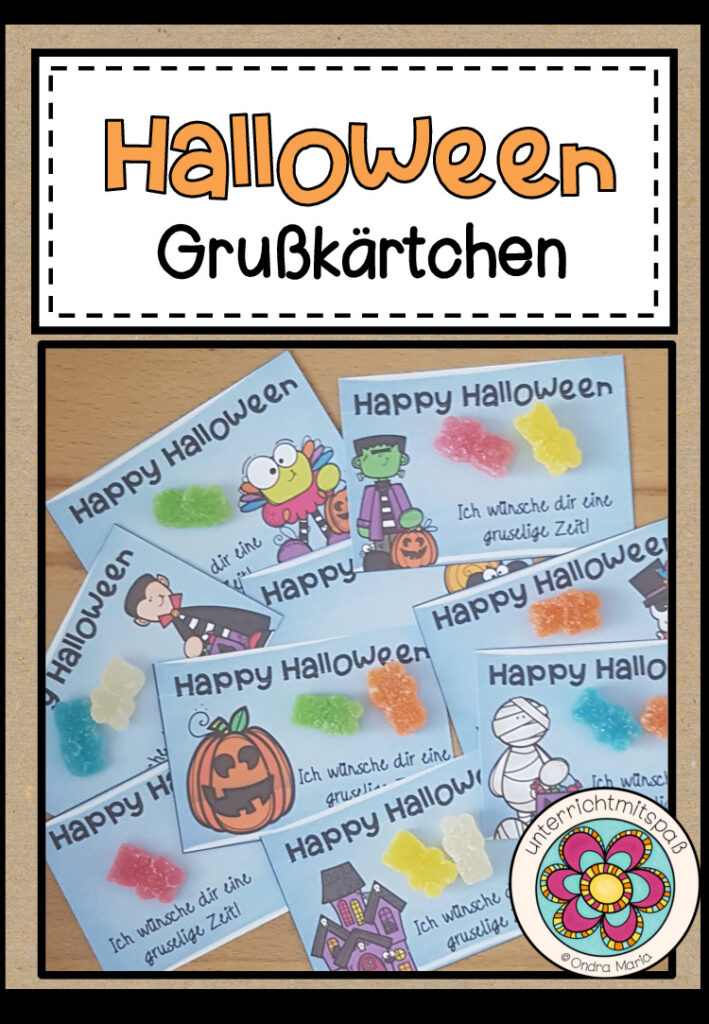 Halloween – Grußkärtchen