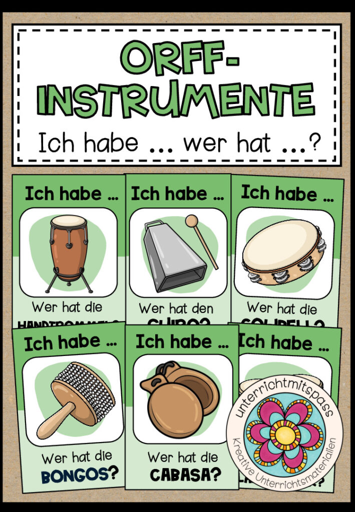 ORFF-INSTRUMENTE – Ich habe… wer hat … ?