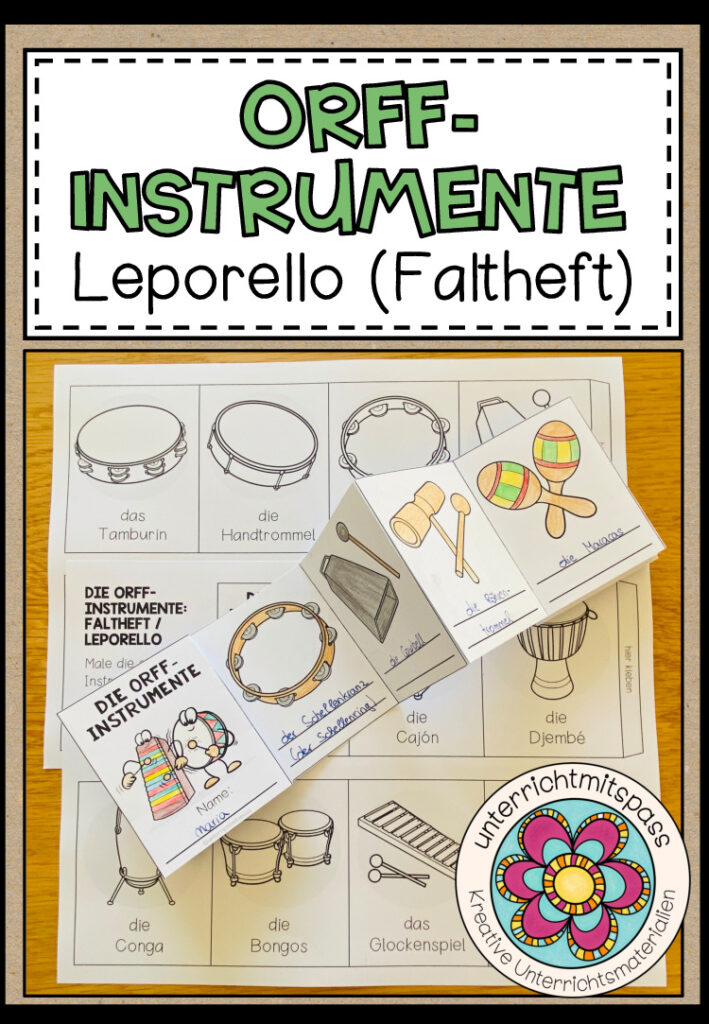 ORFF-INSTRUMENTE – Leporello (Faltheft)