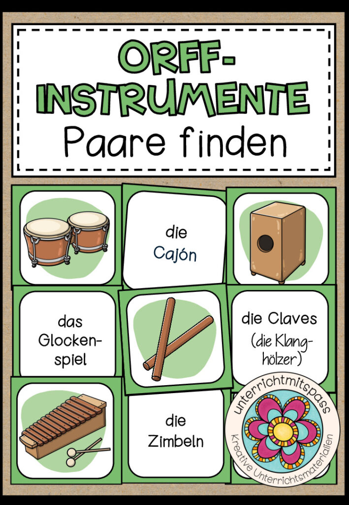 ORFF-INSTRUMENTE – Paare finden