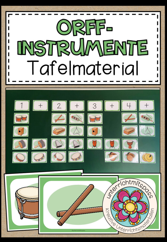 ORFF-INSTRUMENTE – Tafelmaterial