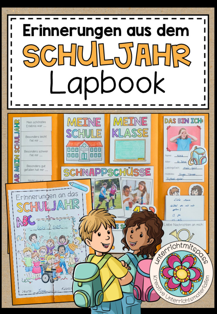 ERINNERUNGEN AUS DEM SCHULJAHR – Lapbook (3.-5. Schulstufe)