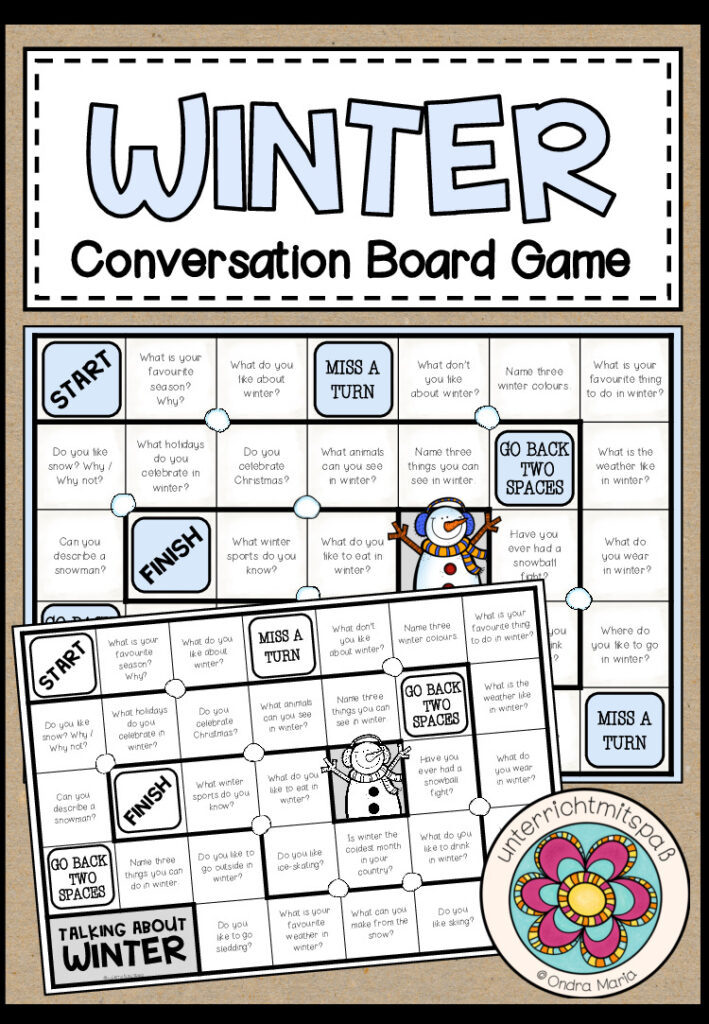 Winter – Conversation Board Game