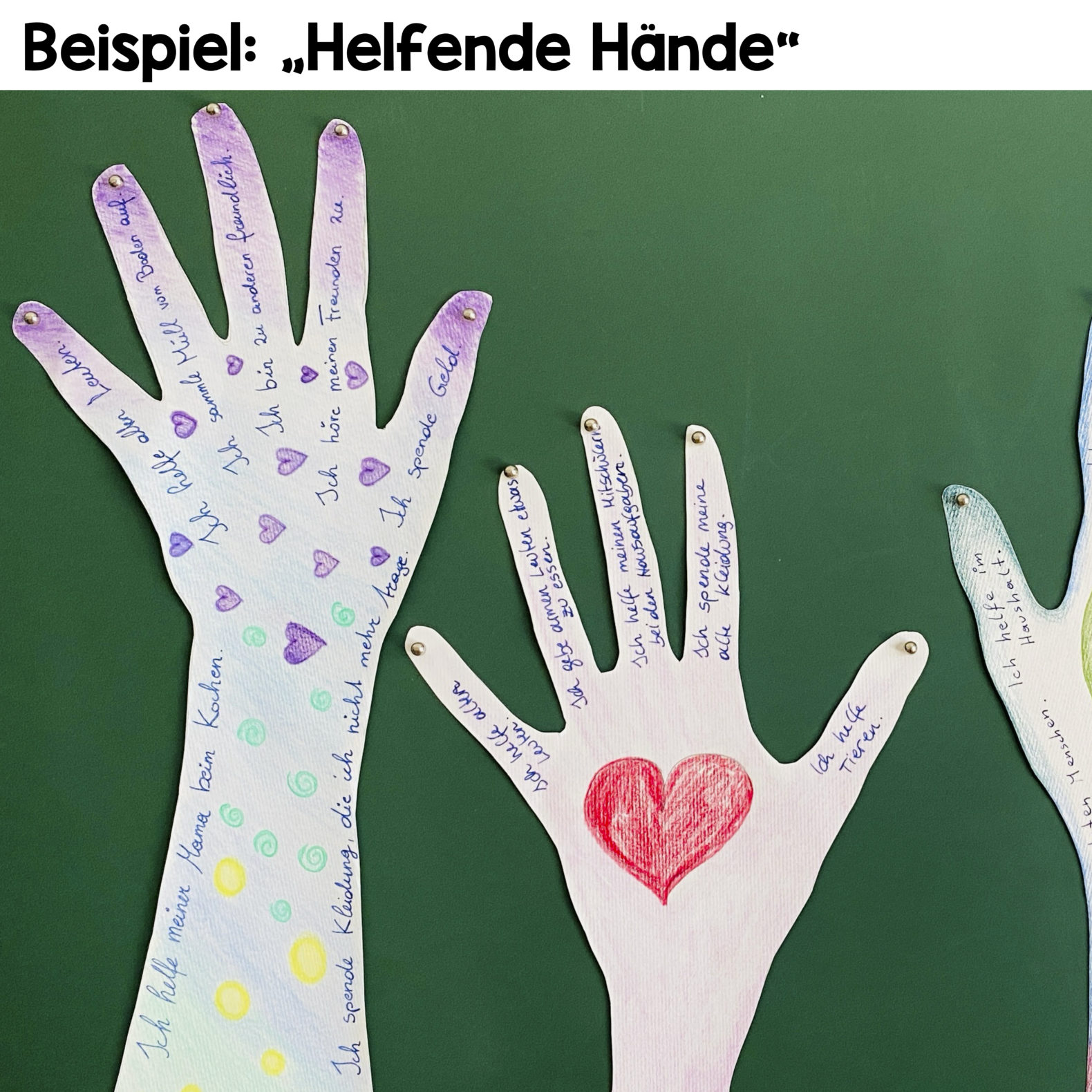 Helfende Hände - Beispielbild