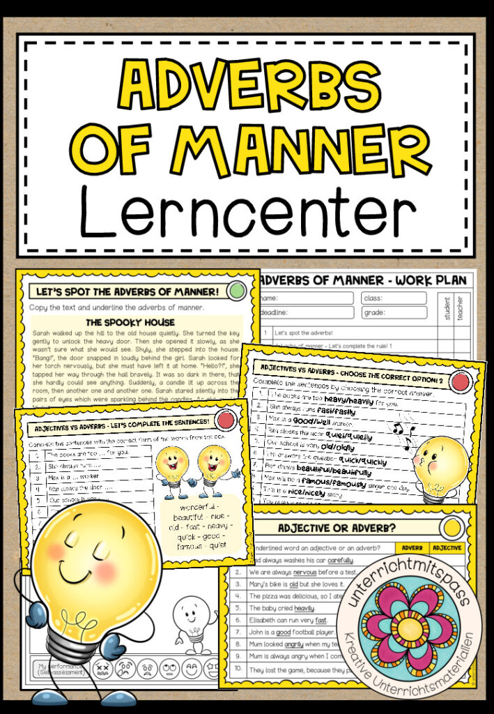 ADVERBS OF MANNER – Lerncenter/Lerntheke