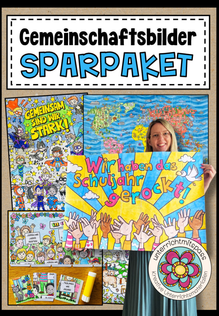 Gemeinschaftsbilder (Kooperative Poster) – SPARPAKET (wachsendes Paket)