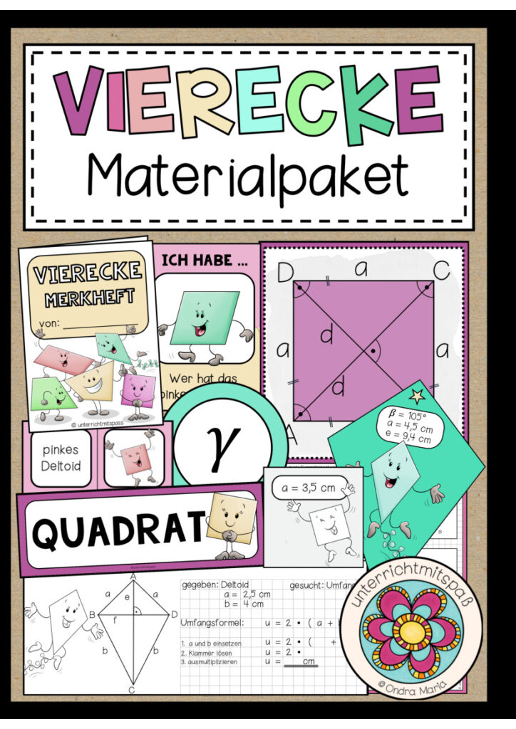 VIERECKE – Materialpaket