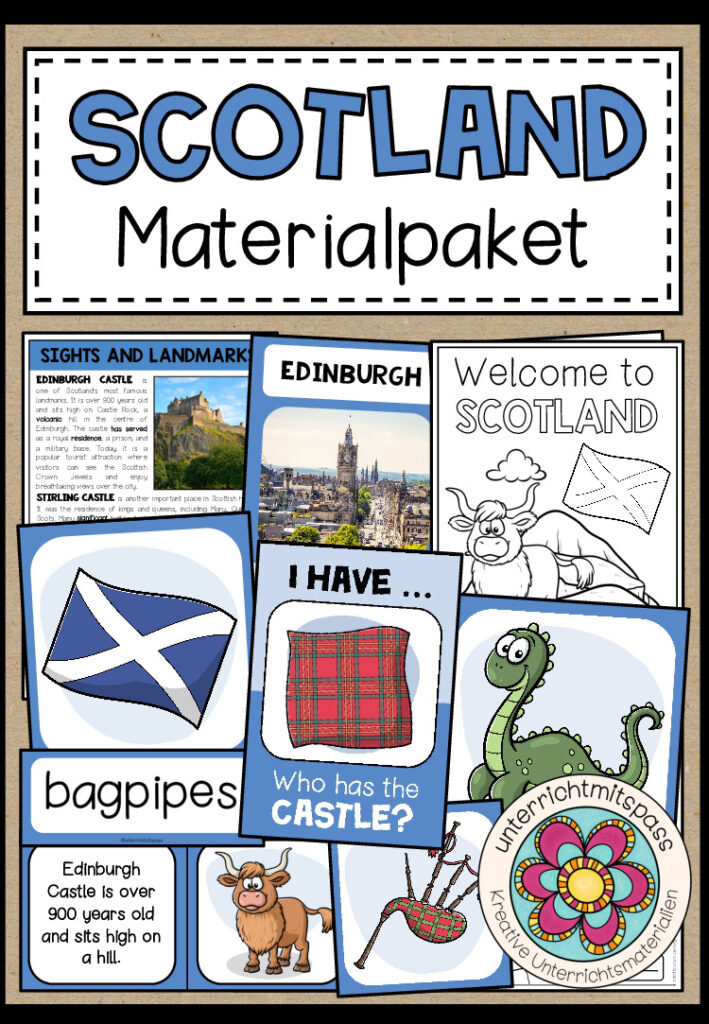 SCOTLAND – Materialpaket