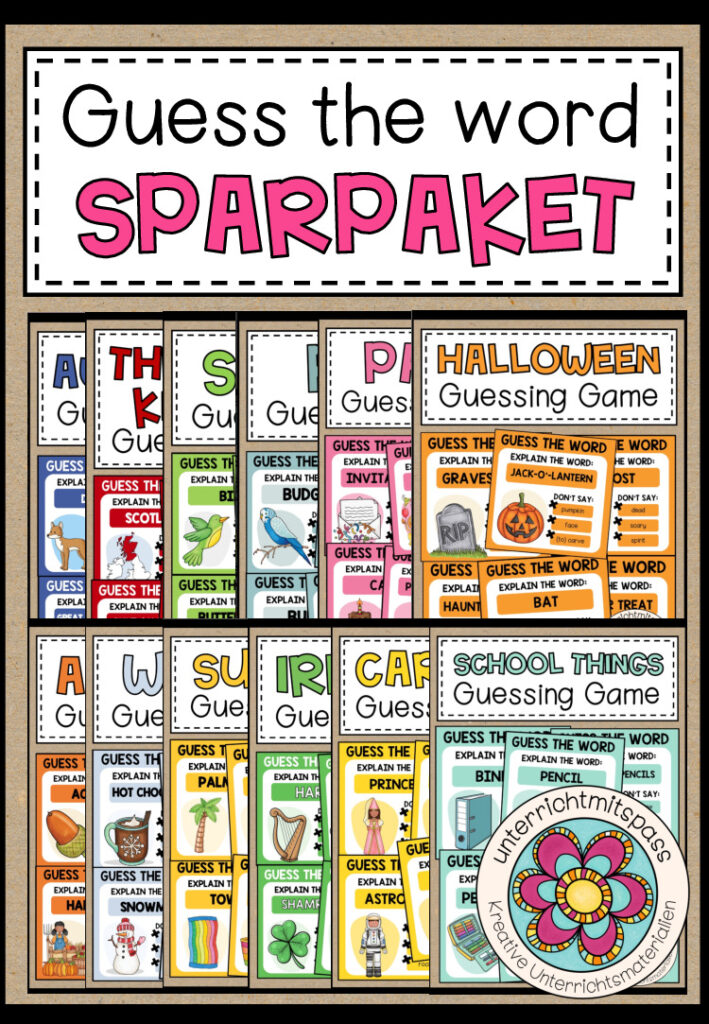 GUESS THE WORD – Sparpaket (wachsendes Paket)