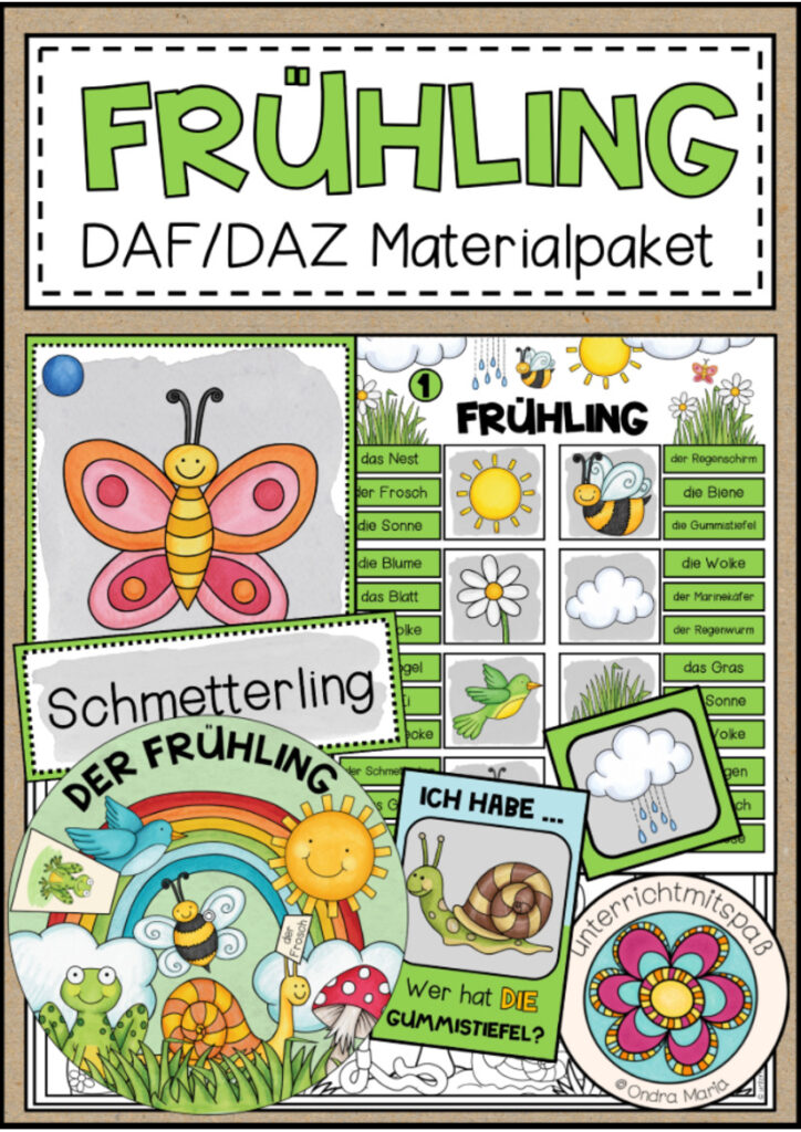 Der Frühling – Materialpaket (DAF/DAZ)