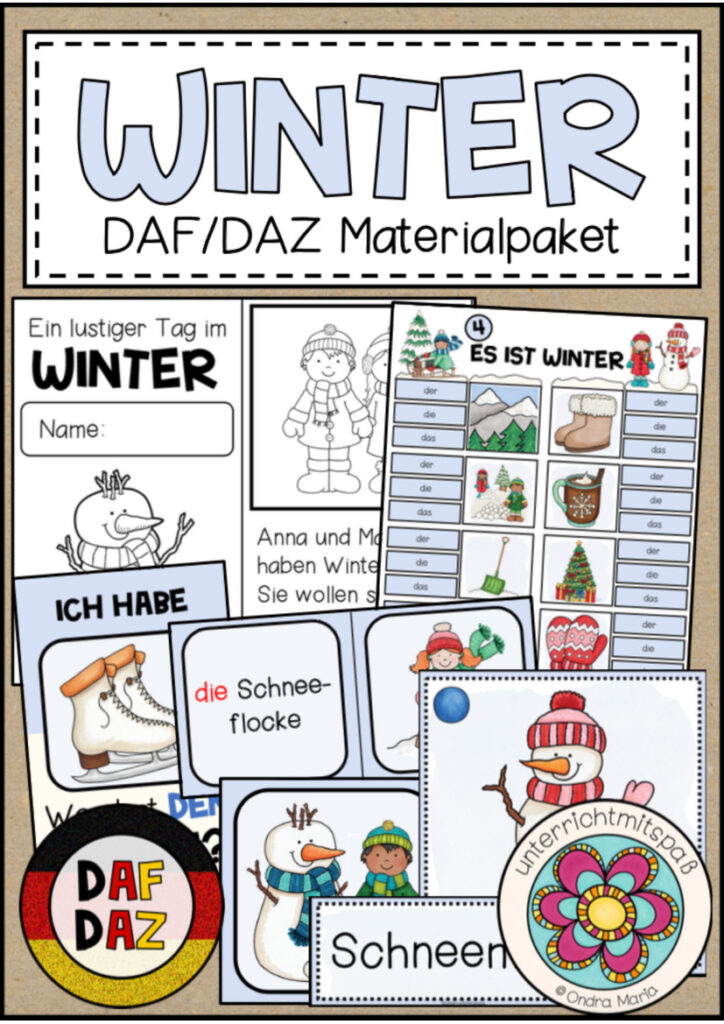 WINTER – Materialpaket (Deutsch / DAF/DAZ)