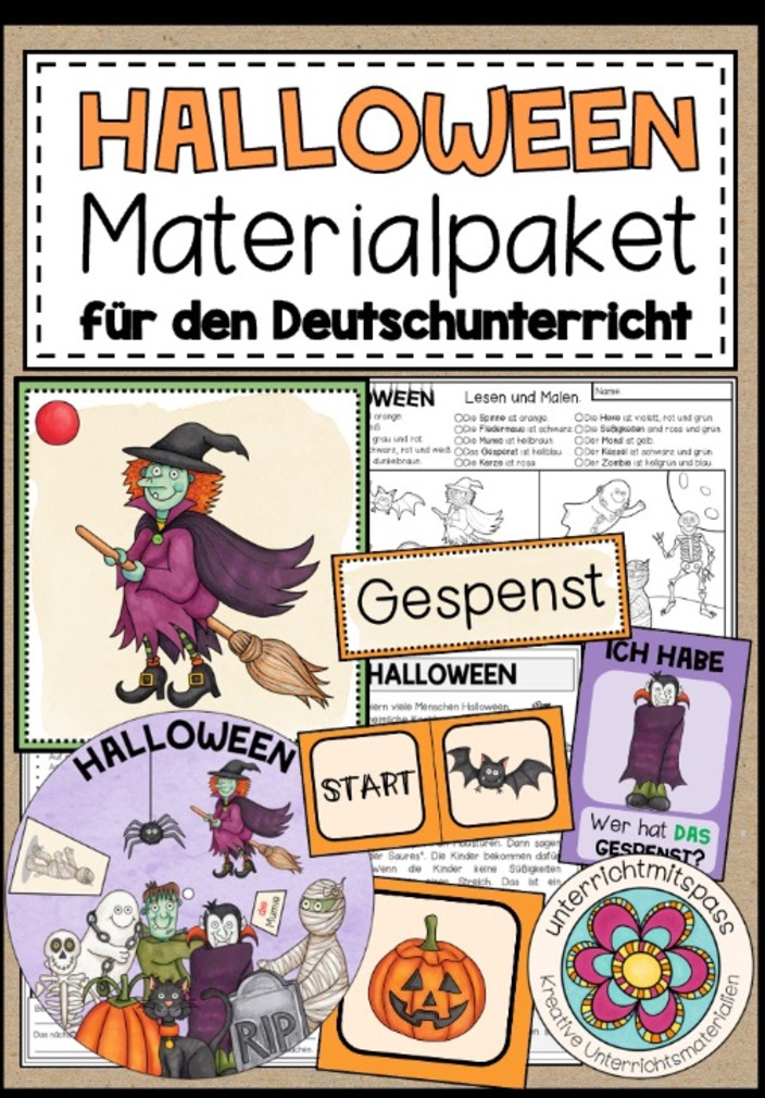 HALLOWEEN – Materialpaket (Deutsch/DAF/DAZ)