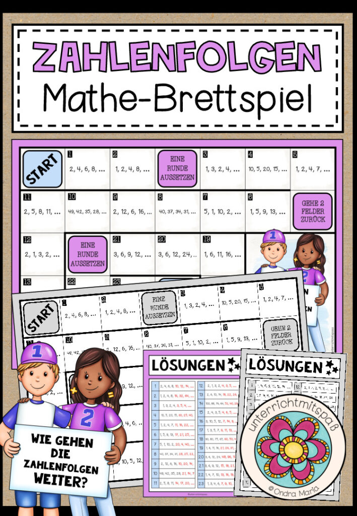 ZAHLENFOLGEN – Mathe-Brettspiel