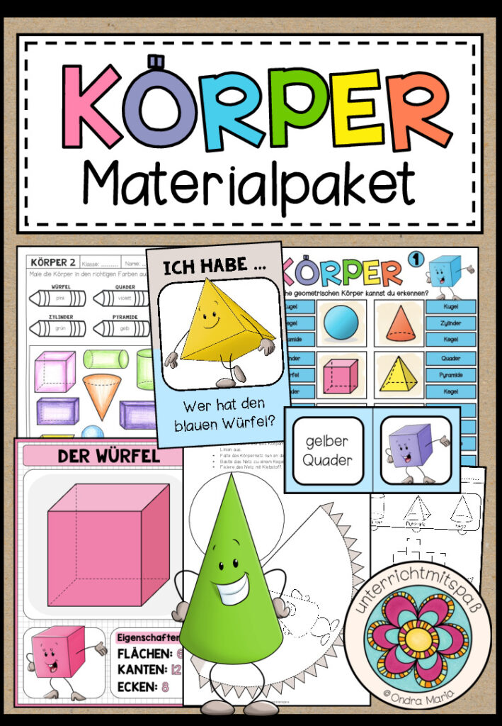 KÖRPER – Materialpaket (3./4. Schulstufe)