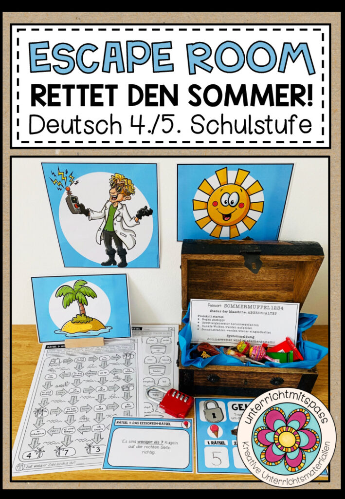 RETTET DEN SOMMER – Escape Room (Deutsch 4./5. Schulstufe)