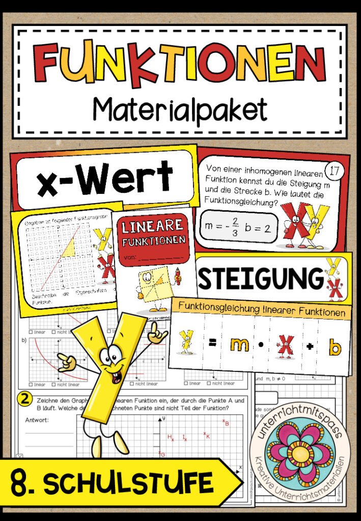FUNKTIONEN – Materialpaket (8. Schulstufe)