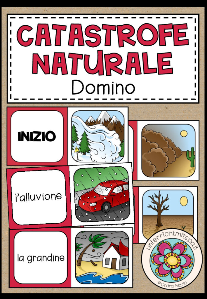 CATASTROFE NATURALE (Naturkatastrophen) – Domino (Italienisch)