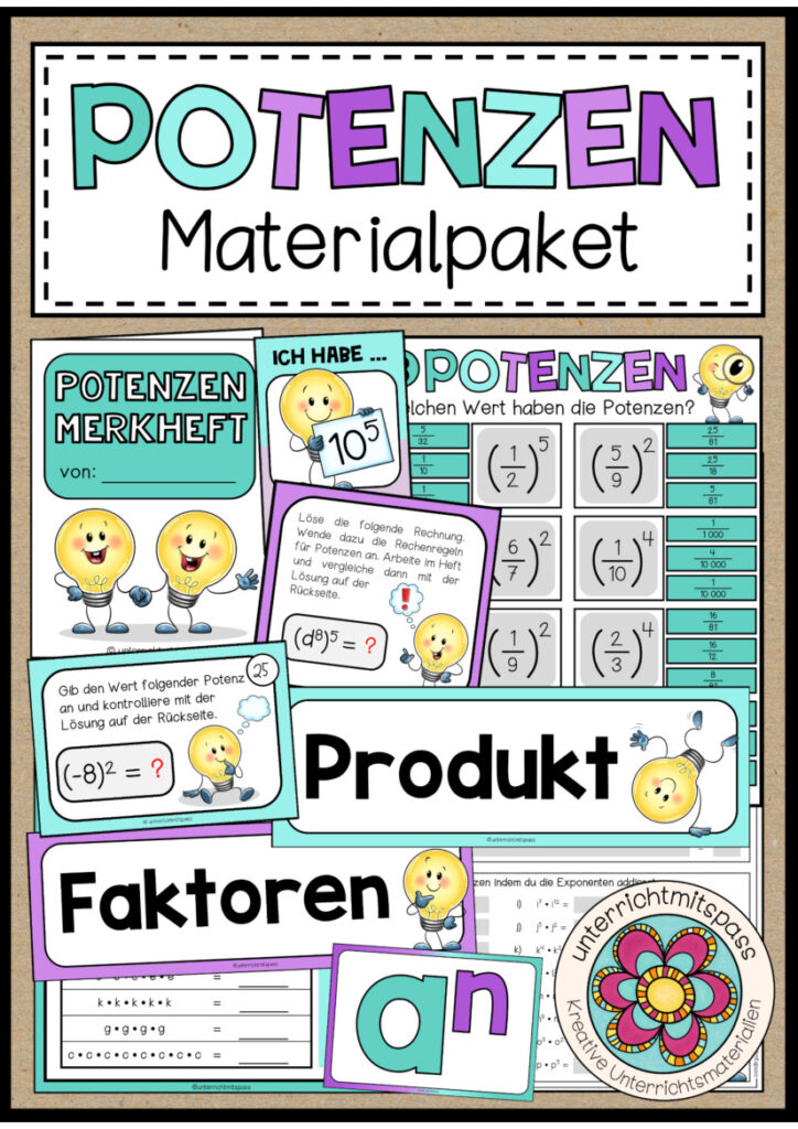 POTENZEN – Materialpaket (7.-8. Schulstufe)