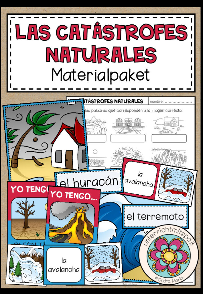 CATASTROFE NATURALE (Naturkatastrophen) – Materialpaket (Italienisch)