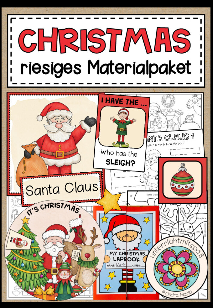 CHRISTMAS – RIESIGES MATERIALPAKET (wachsendes Paket)