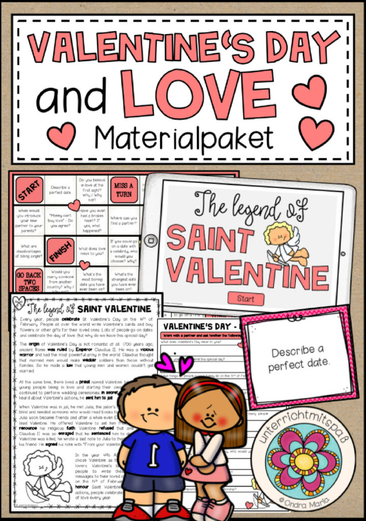 VALENTINE’S DAY and LOVE – Materialpaket