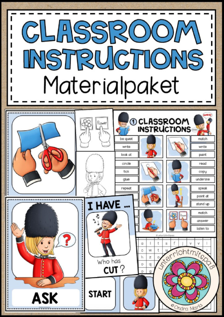 CLASSROOM INSTRUCTIONS – MATERIALPAKET