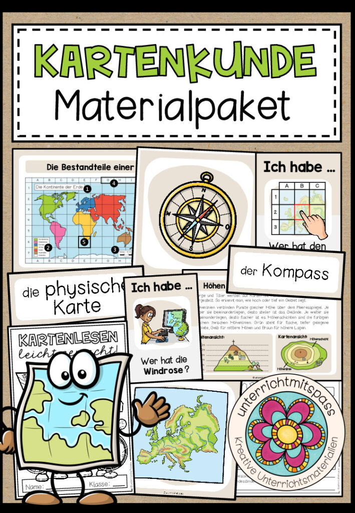 KARTENKUNDE – Materialpaket