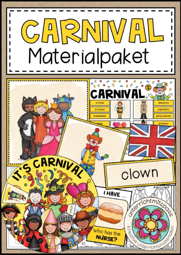 CARNIVAL – Materialpaket (Fasching im Englischunterricht)