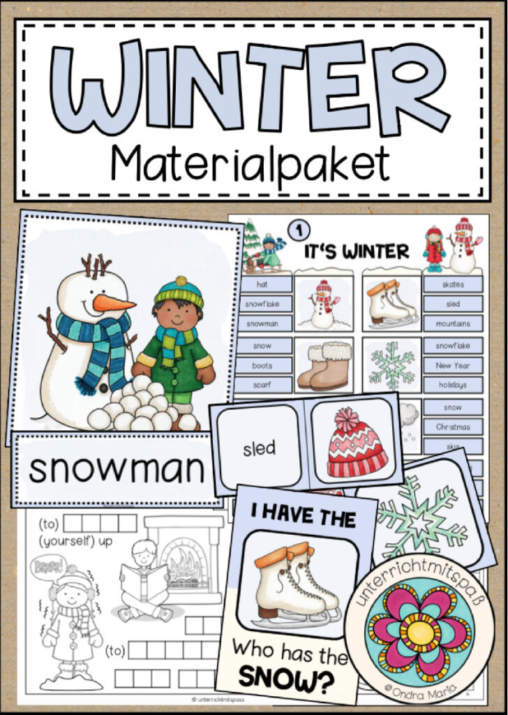 WINTER – MEGA Materialpaket (für den Englischunterricht)