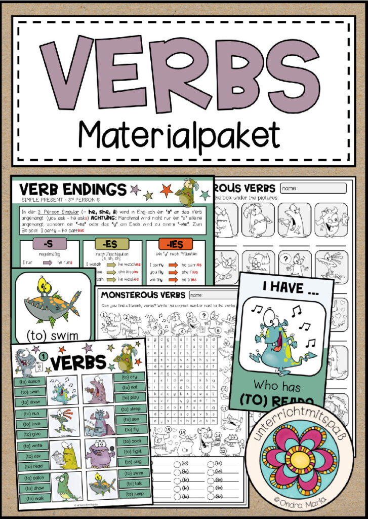 VERBS – MATERIALPAKET (Simple Present)