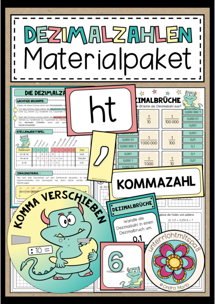 DEZIMALZAHLEN – Materialpaket (5. Schulstufe)