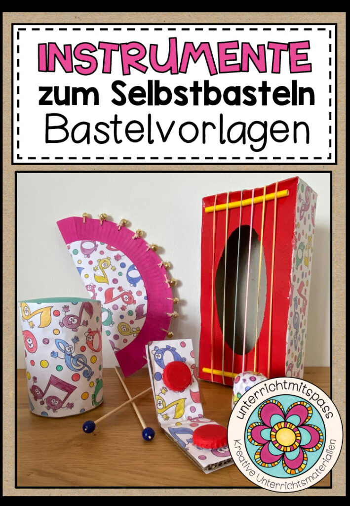 INSTRUMENTE zum Selbstbasteln – Bastelvorlagen