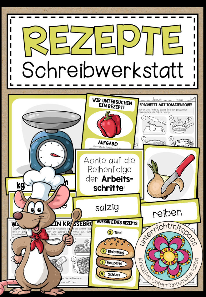 REZEPTE (Vorgangsbeschreibung) – Schreibwerkstatt (4.-7. Schulstufe)