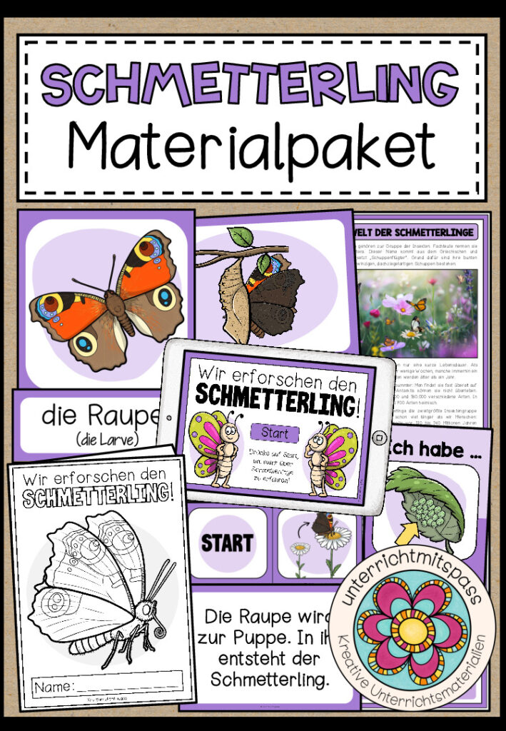 DER SCHMETTERLING – Materialpaket