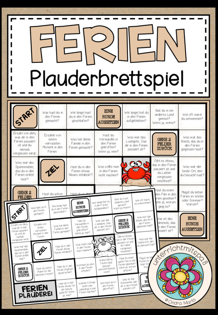 FERIEN – Plauderbrettspiel