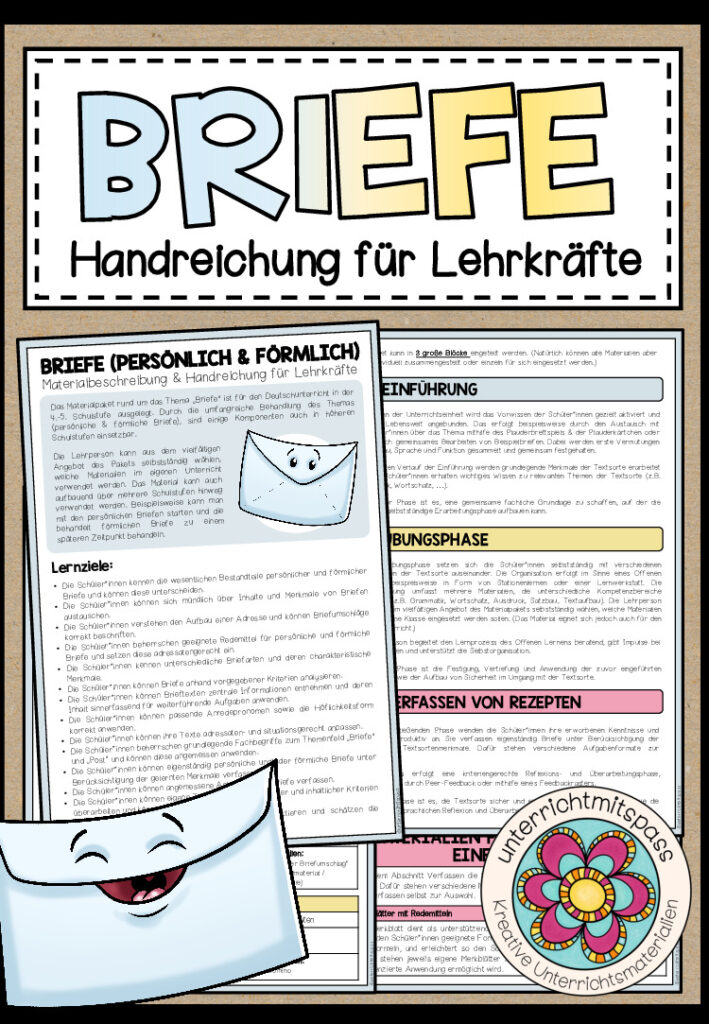 BRIEFE – Handreichung für Lehrkräfte