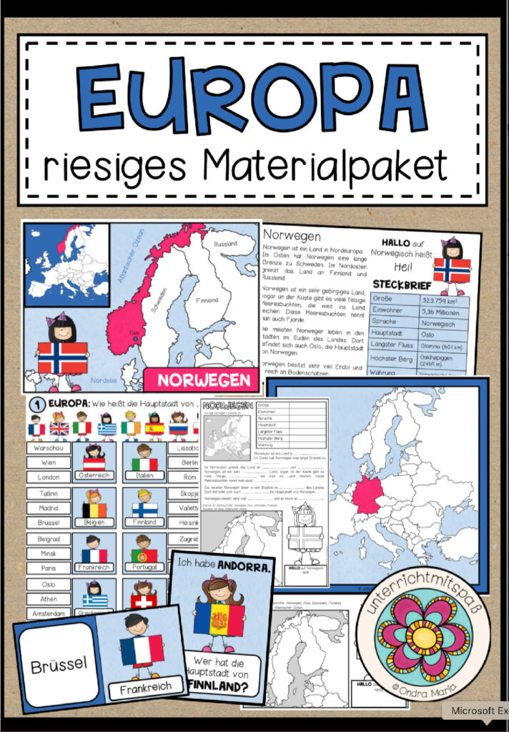 EUROPA MATERIALPAKET