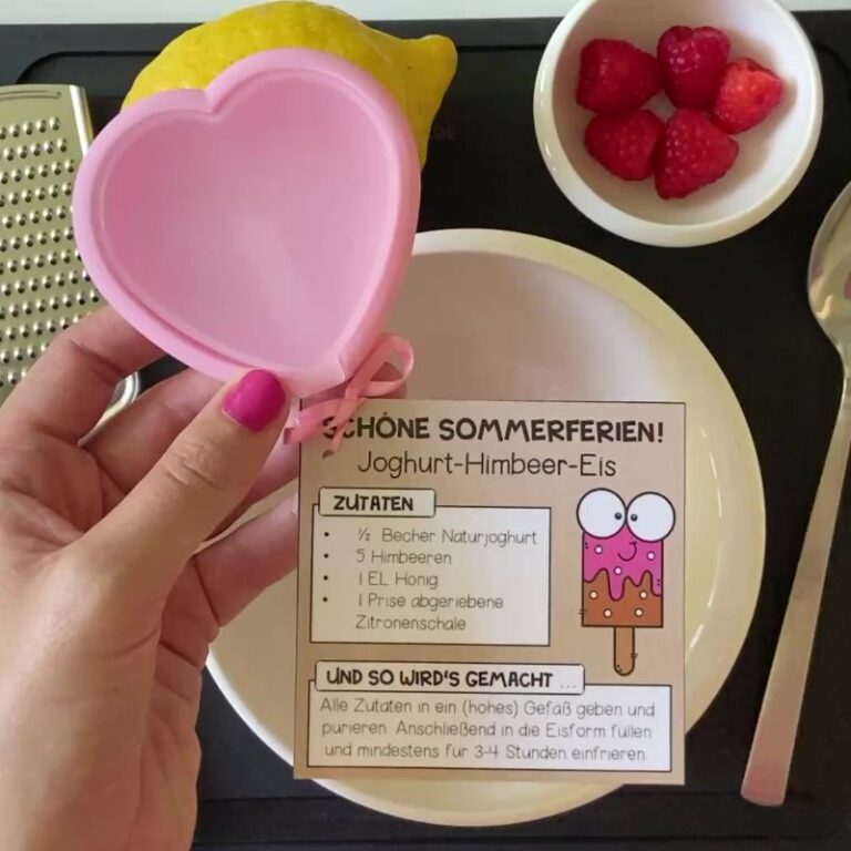 Eisrezepte als Feriengeschenk