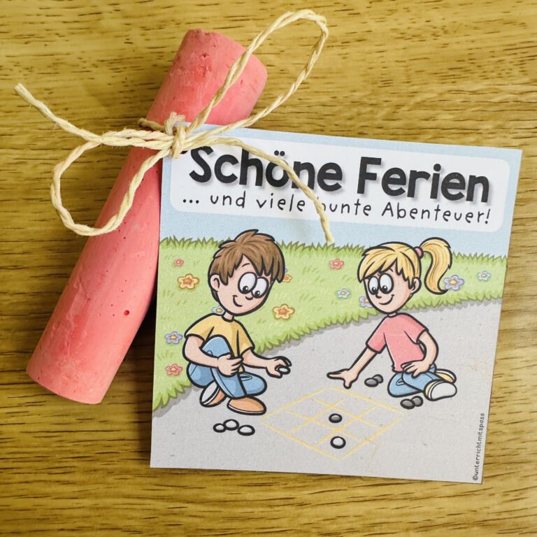 Eine kleine Aufmerksamkeit für die Ferienzeit